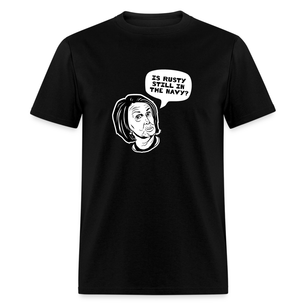 Pelosi Tee - black