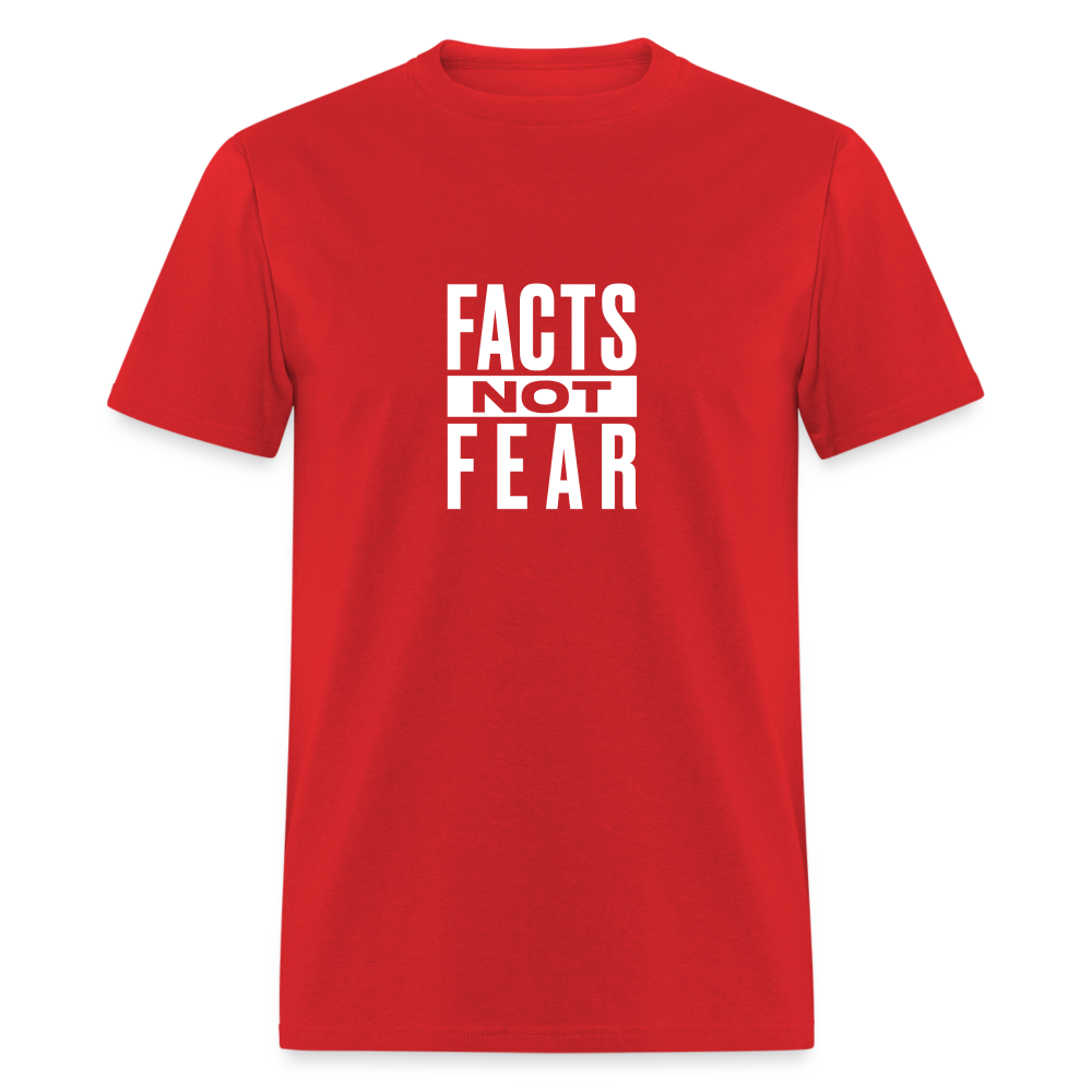 Facts Not Fear - red