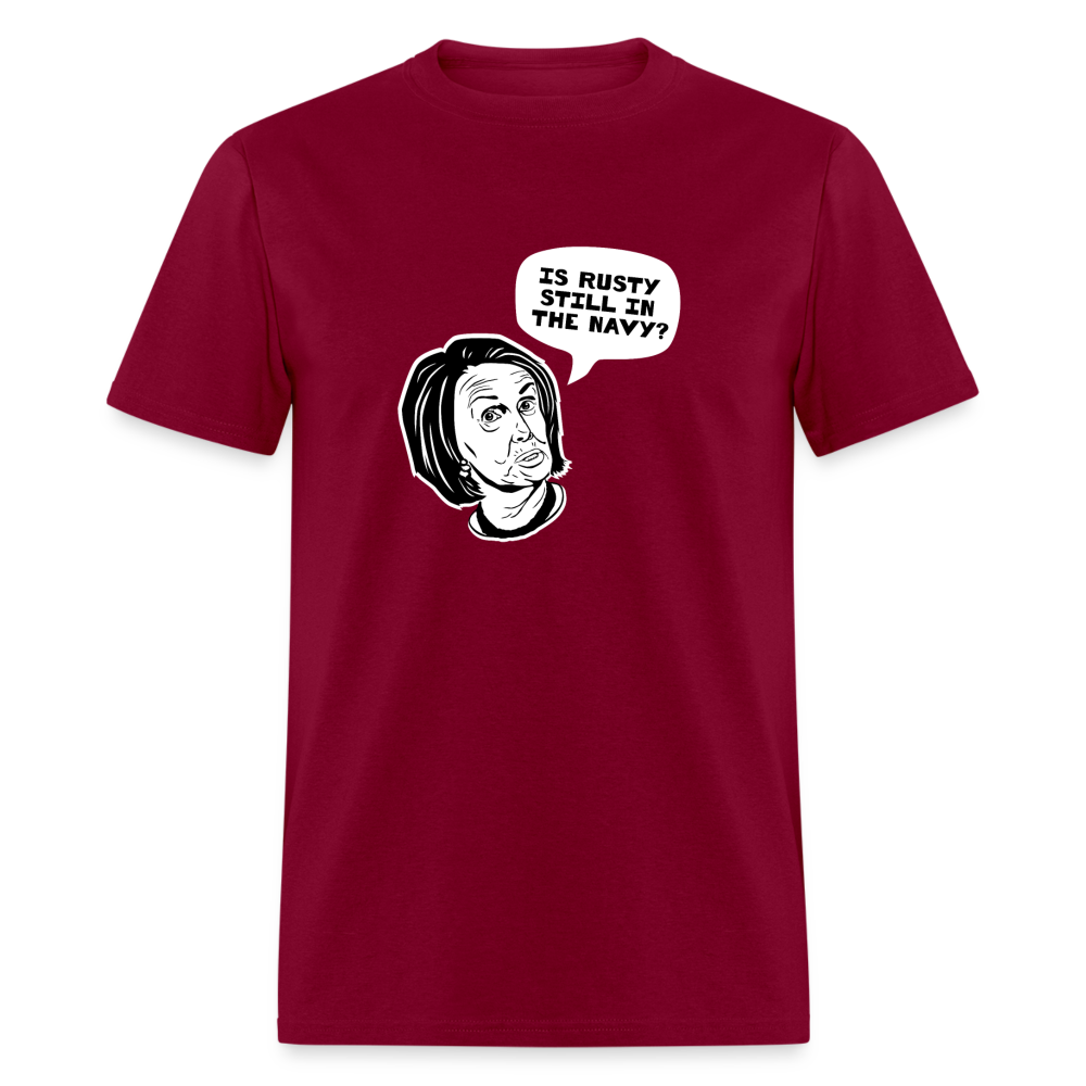 Pelosi Tee - burgundy