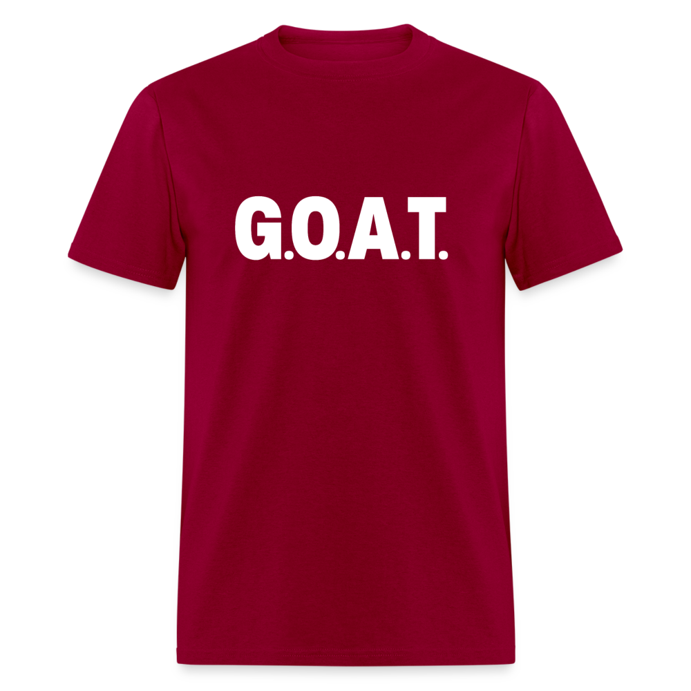 G.O.A.T. - dark red