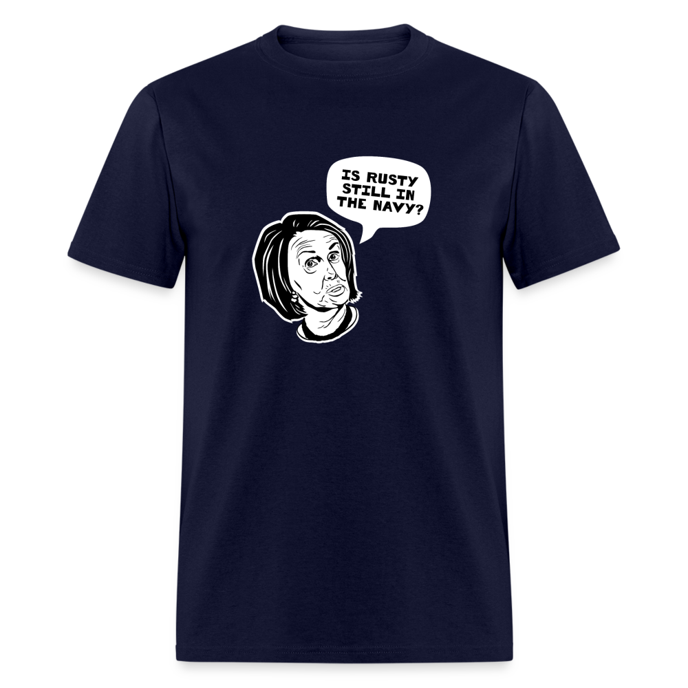 Pelosi Tee - navy
