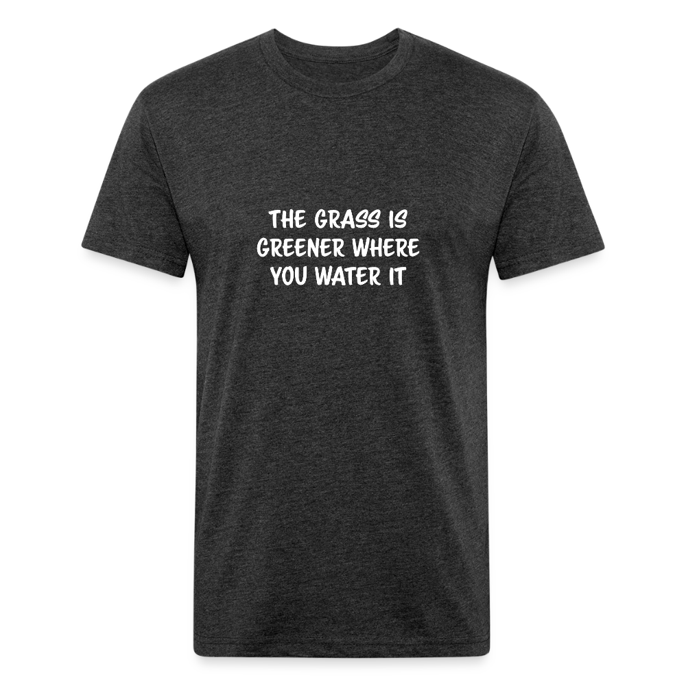 The Grass is Greener Where You Water It - heather black