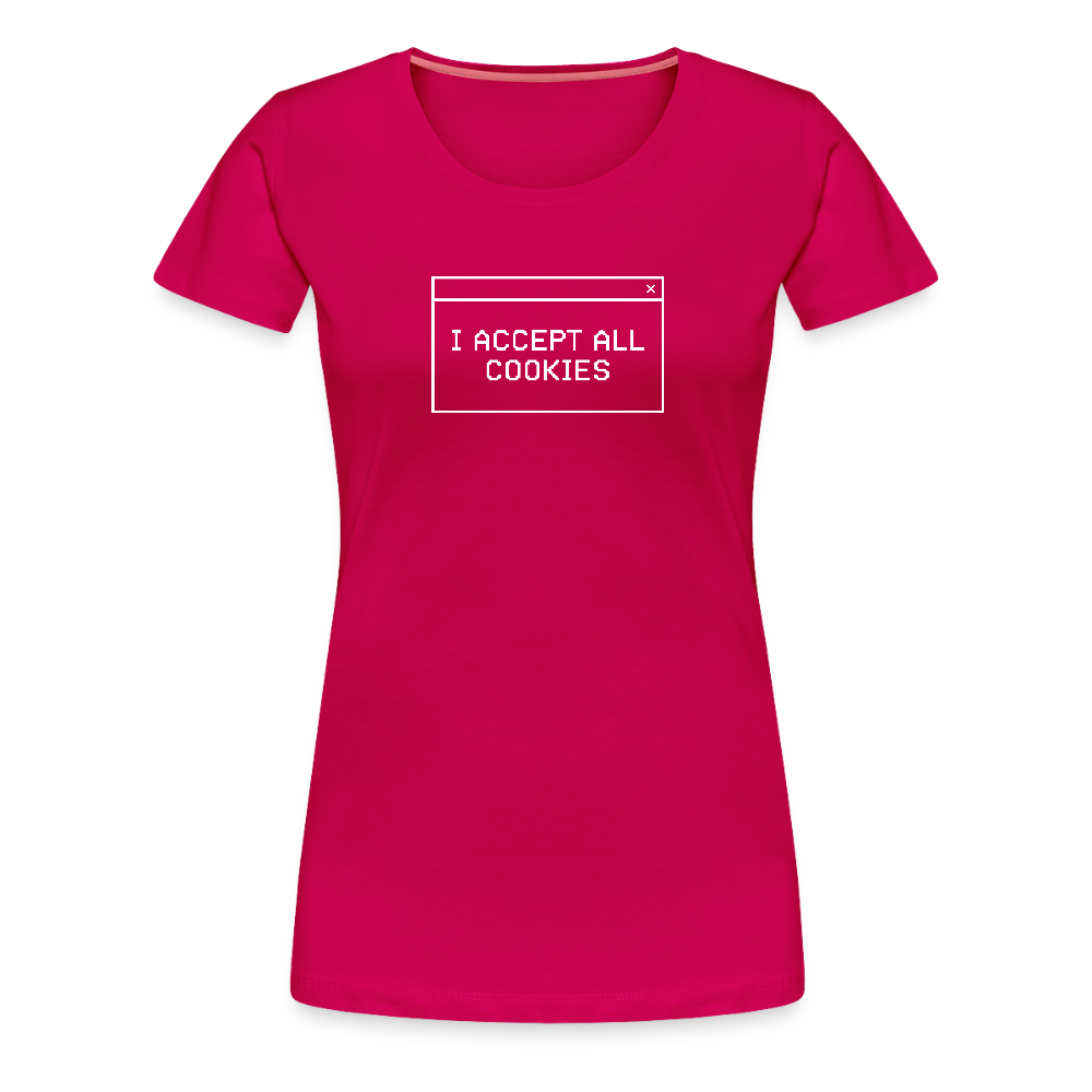 I Accept All Cookies - dark pink