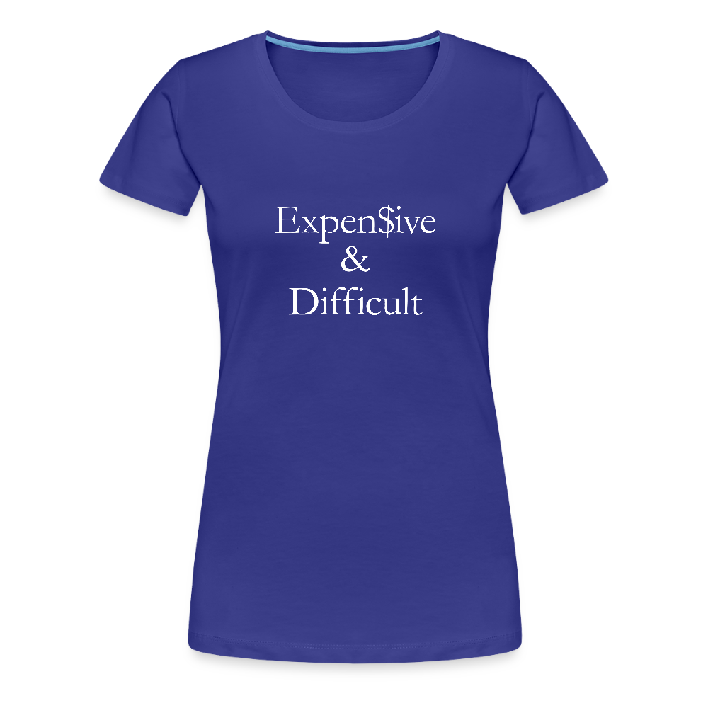 Expensive & Difficult - royal blue