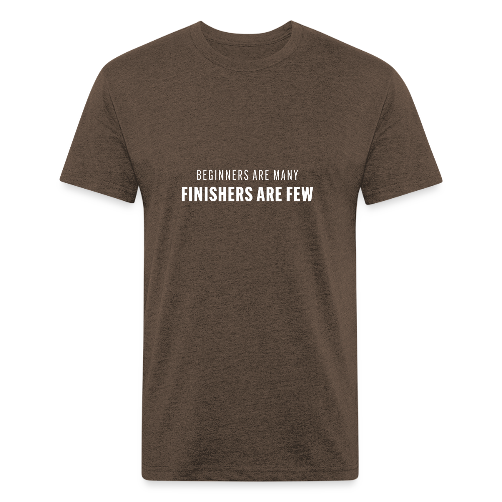 Beginners are Many, Finishers are Few - heather espresso