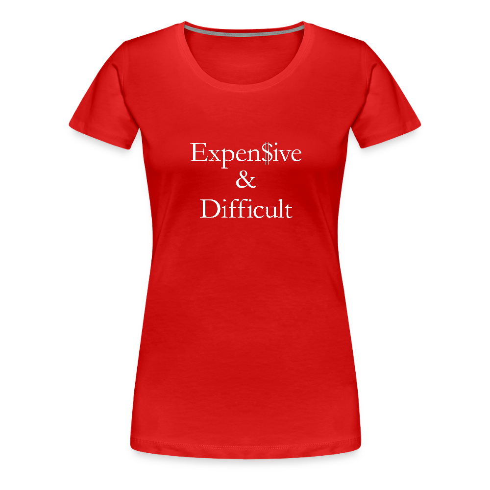 Expensive & Difficult - red