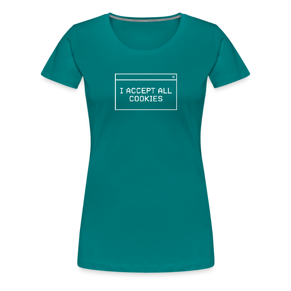 I Accept All Cookies - teal