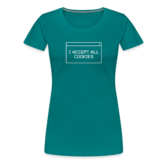 I Accept All Cookies - teal