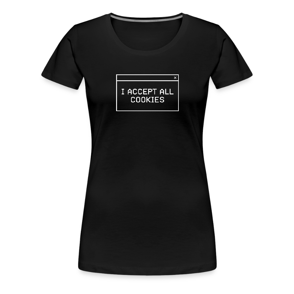 I Accept All Cookies - black