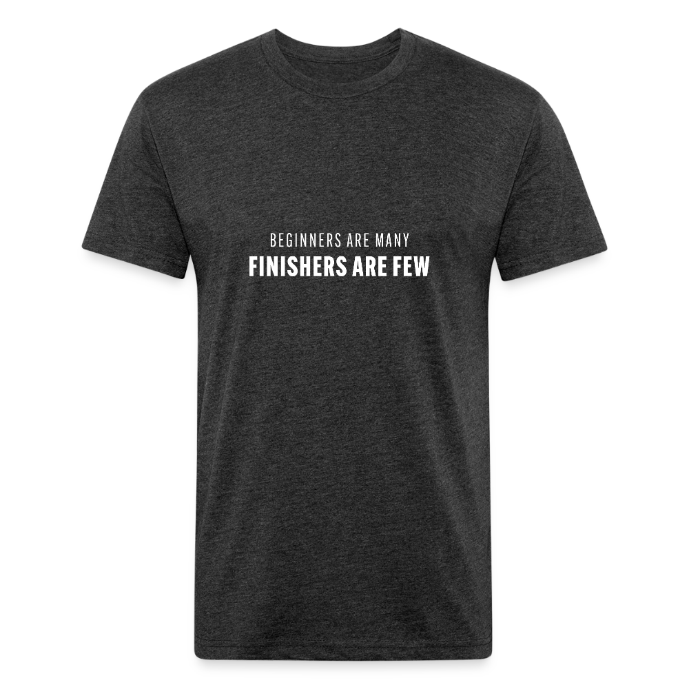 Beginners are Many, Finishers are Few - heather black