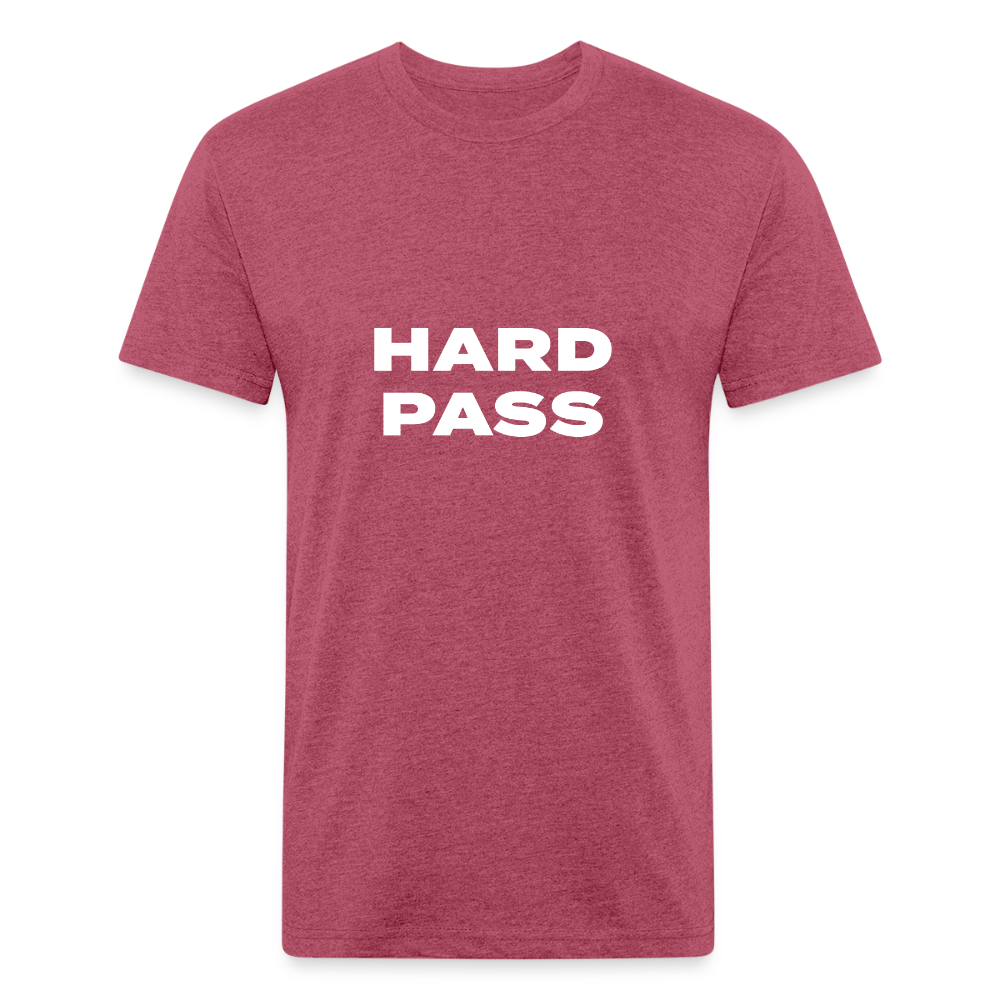 Hard Pass - heather burgundy