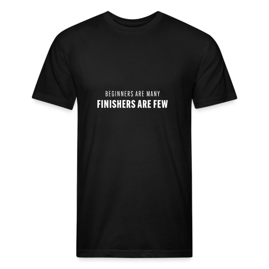 Beginners are Many, Finishers are Few - black