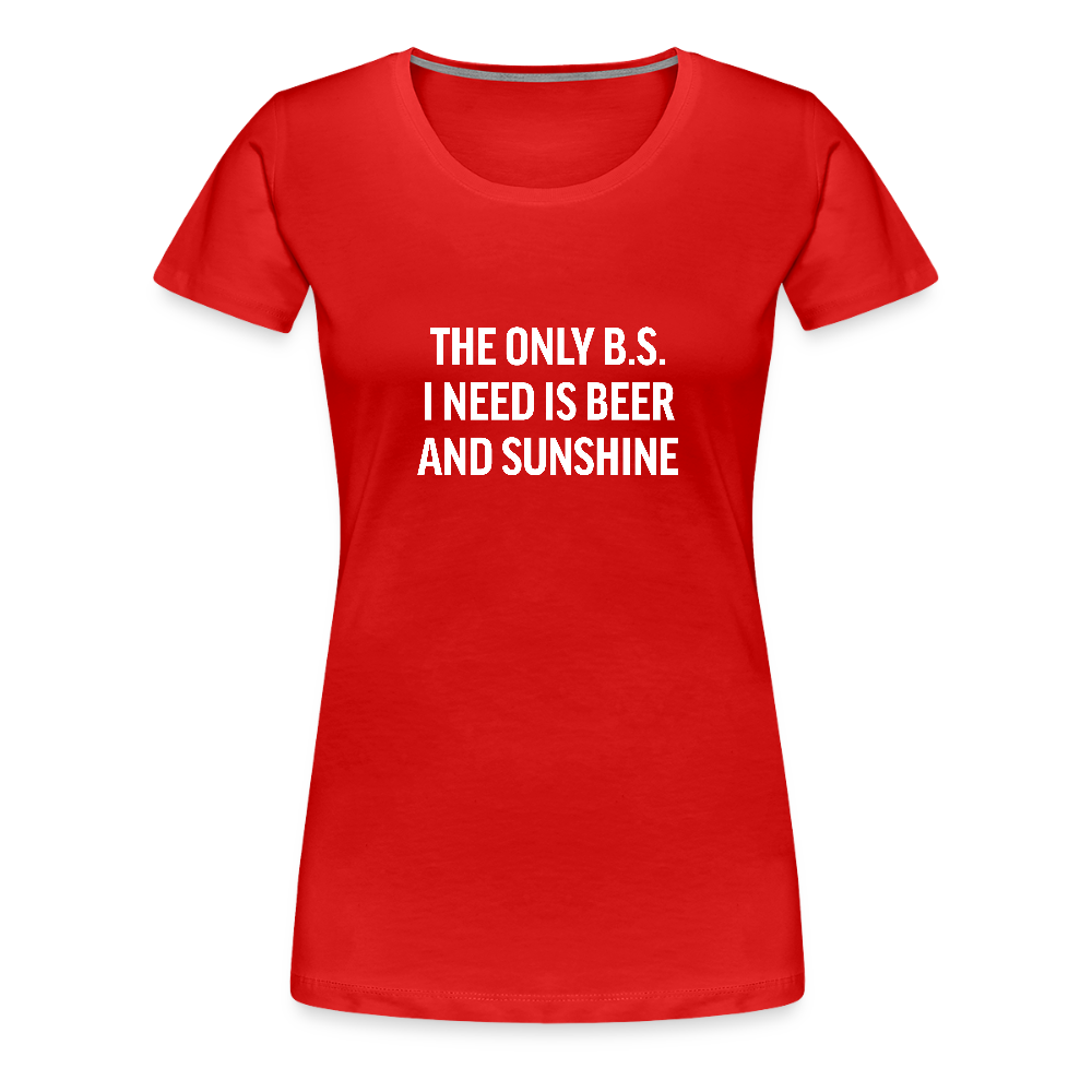 The Only B.S. I Need - red