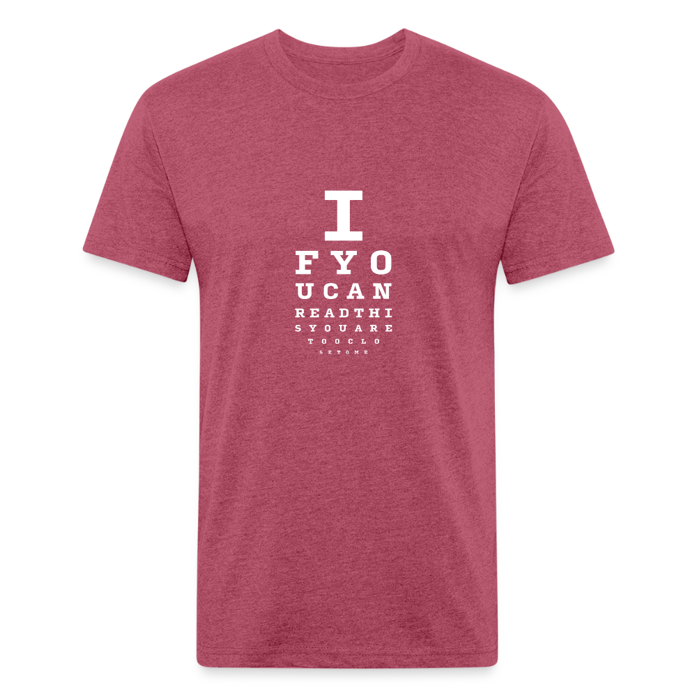 If you can read this... - heather burgundy