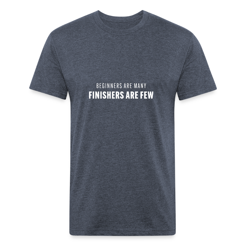Beginners are Many, Finishers are Few - heather navy