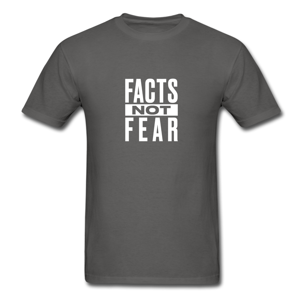 Facts Not Fear - charcoal