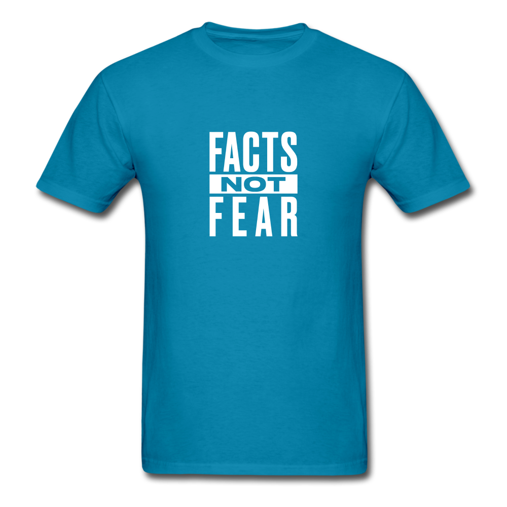 Facts Not Fear - turquoise