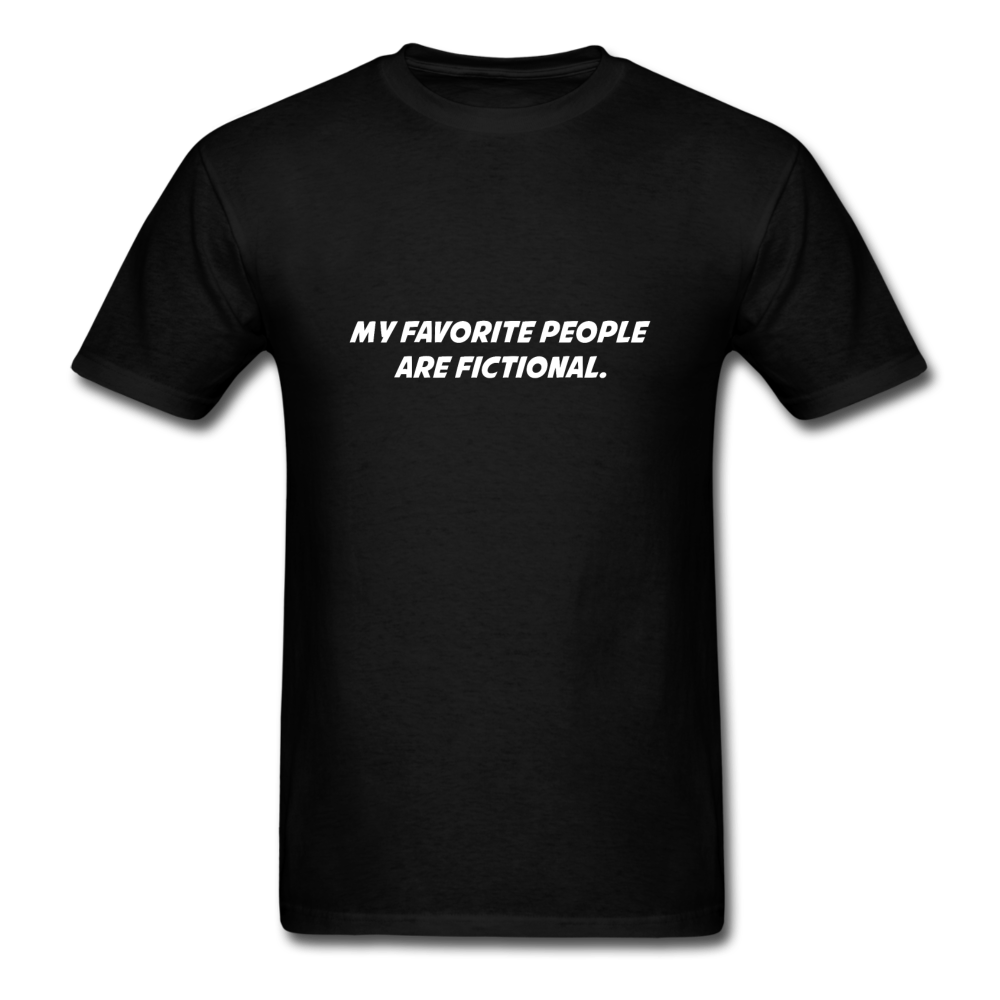 My favorite people are fictional - black