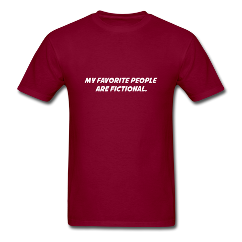 My favorite people are fictional - burgundy