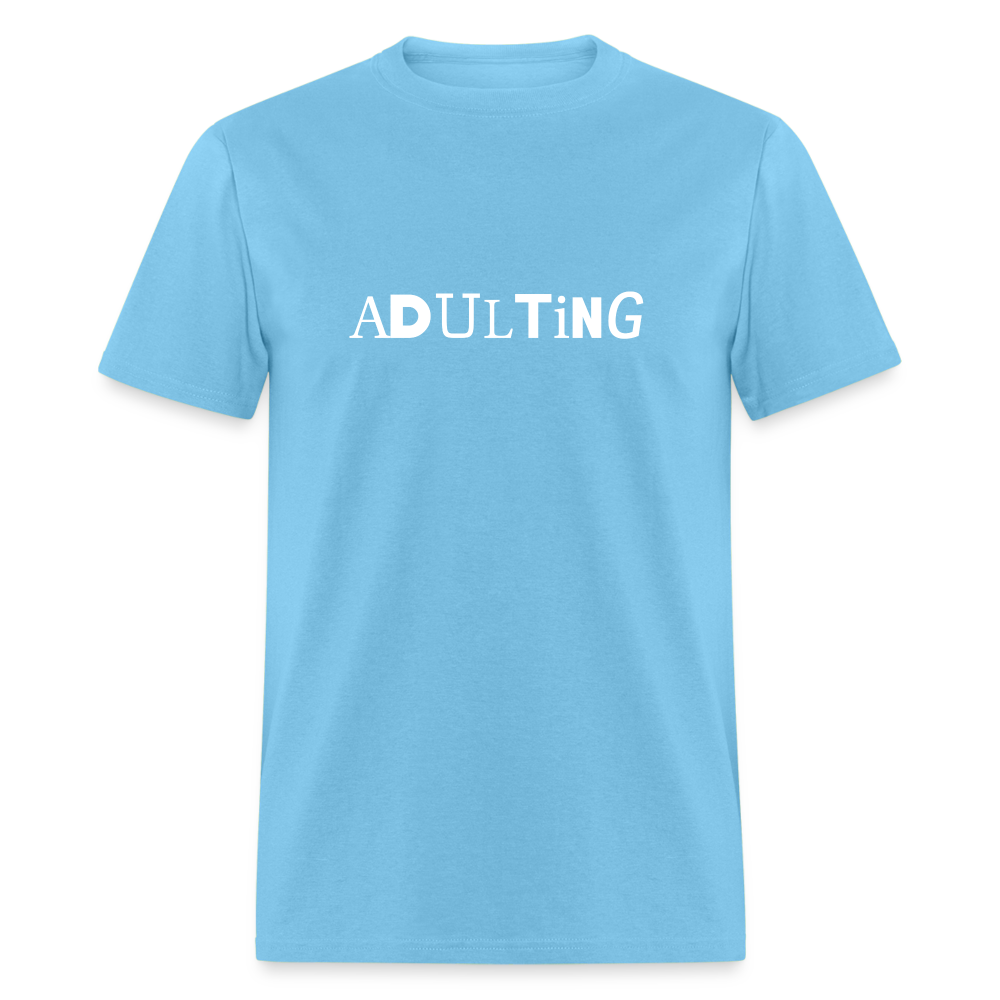 Adulting - aquatic blue