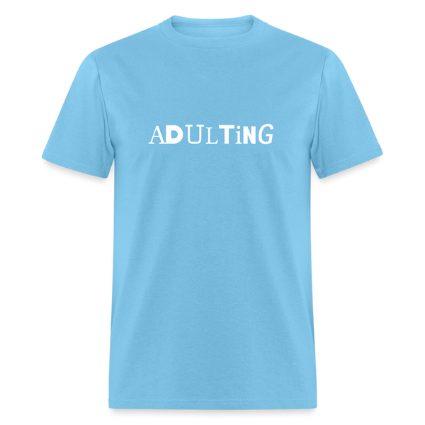 Adulting - aquatic blue
